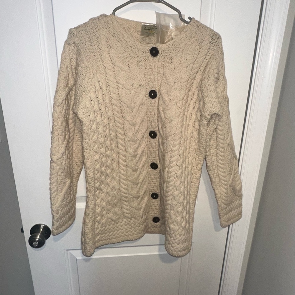 Cable Knit Cream Sweater